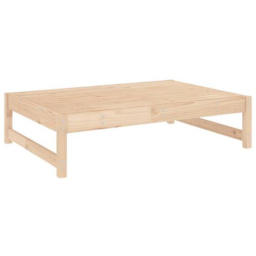 Udendørs fodskammel 120x80 cm massivt fyrretræ