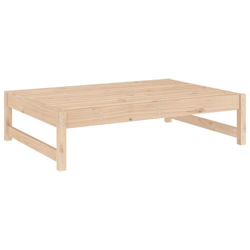Udendørs fodskammel 120x80 cm massivt fyrretræ