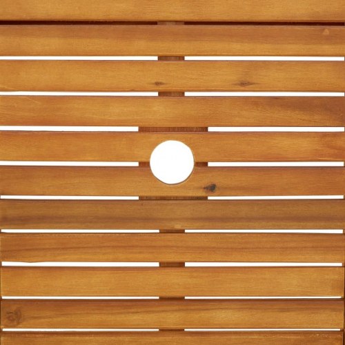 Havebord massivt akacietræ 160x85x75 cm