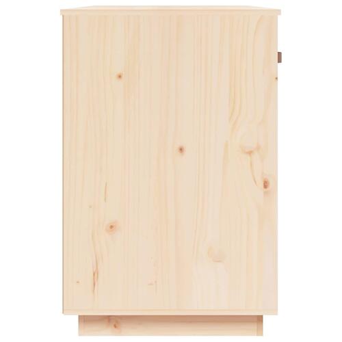 Skrivebord 95x50x75 cm massivt fyrretræ