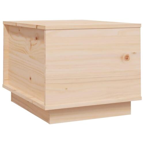 Sofabord 40x50x35 cm massivt fyrretræ