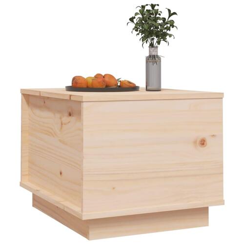 Sofabord 40x50x35 cm massivt fyrretræ