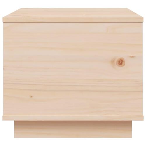 Sofabord 40x50x35 cm massivt fyrretræ