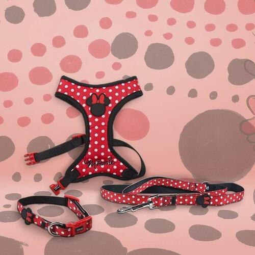 Hundesele Minnie Mouse Rød M/L (OUTLET A+)