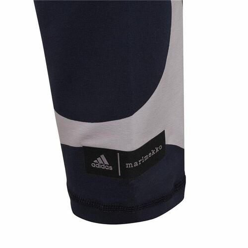 Lange sportsbukser Adidas Hvid Dame Sort 11-12 år