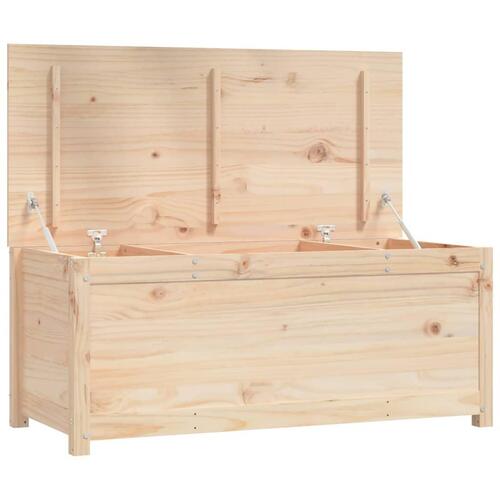 Opbevaringskasse 110x50x45,5 cm massivt fyrretræ