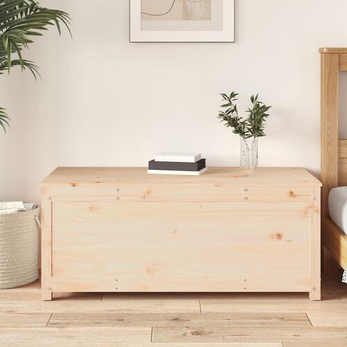 Opbevaringskasse 110x50x45,5 cm massivt fyrretræ