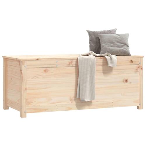 Opbevaringskasse 110x50x45,5 cm massivt fyrretræ