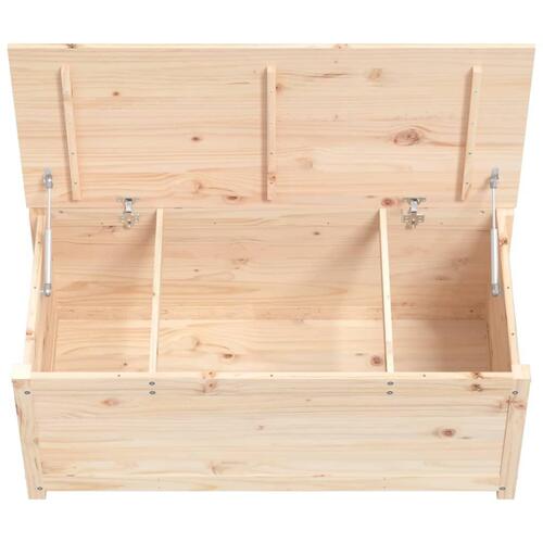 Opbevaringskasse 110x50x45,5 cm massivt fyrretræ