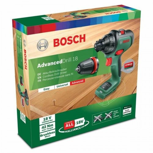 BOSCH AdvancedDrill 18 akku boremaskine (grøn)