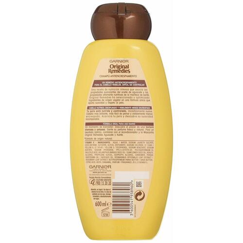 Antikrus shampoo Garnier Original Remedies Avocado Shea 600 ml