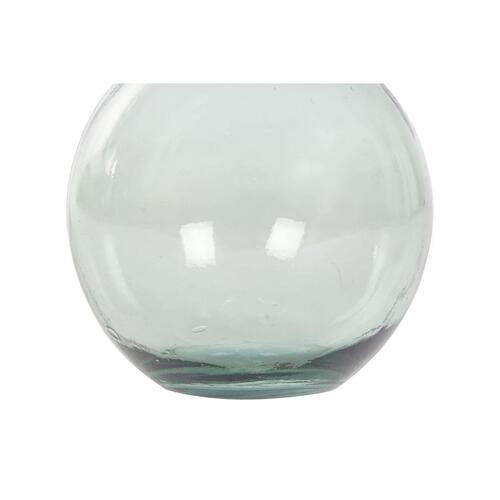 Vase 29 x 29 x 36 cm Grøn Hærdet glas