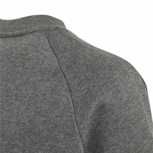 Sweaters uden Hætte til Børn Adidas Core 18 Mørkegrå 7-8 år