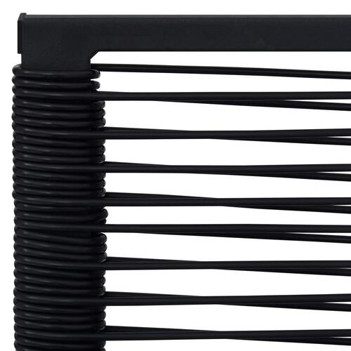 Havestole 2 stk. PVC-rattan sort