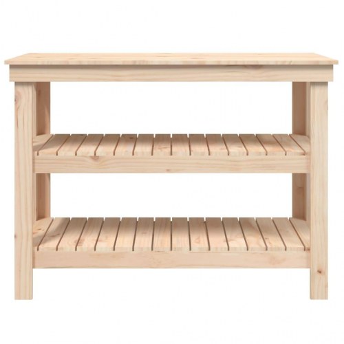 Arbejdsbord 110,5x50x80 cm massivt fyrretræ