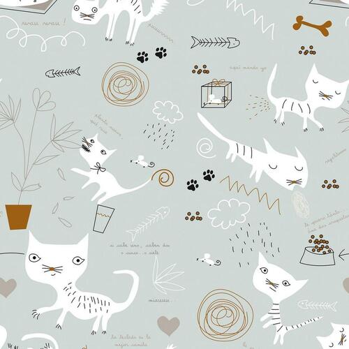 Sengetæppe (vattæppe) Panzup Cats 3 250 x 260 cm