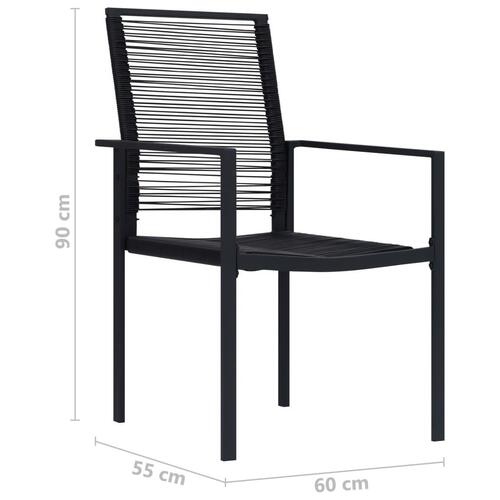 Havelamper 4 stk. PVC-rattan sort