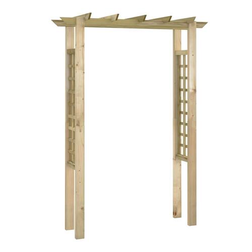 Rosenbue/pergola træ imprægneret 150 x 50 x 200 cm