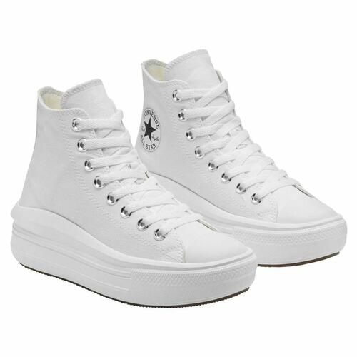 Kvinde Casual Sneakers Chuck Taylor All Star Converse Move W Hvid 40