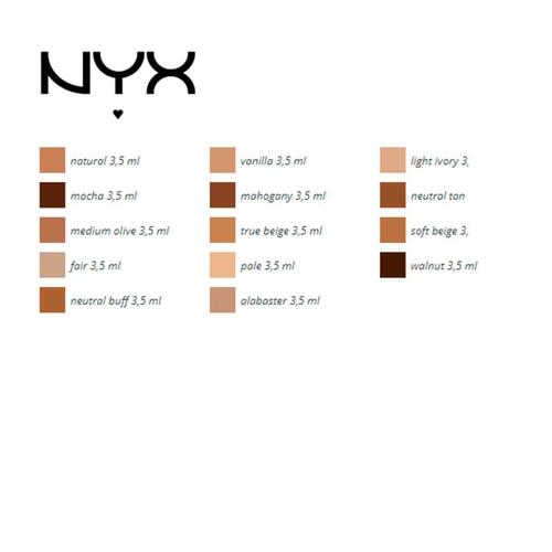 Dækcreme til Ansigtet Can't Stop Won't Stop NYX (3,5 ml) soft beige 3,5 ml