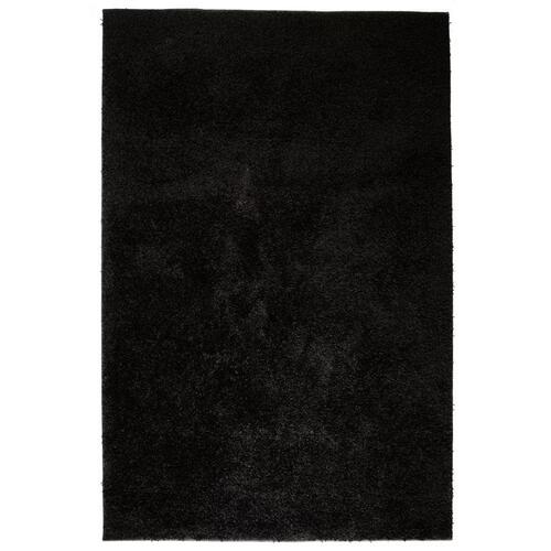 Shaggy tæppe 80 x 150 cm sort