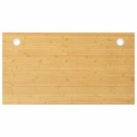Bordplade til skrivebord 100x60x4 cm bambus