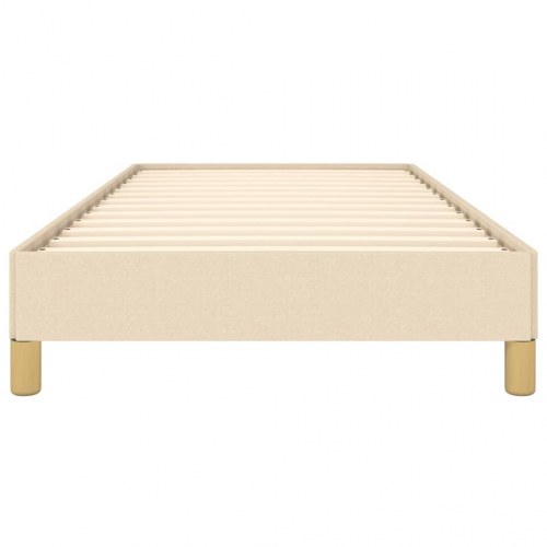 Sengeramme uden madras 80x200 cm stof cremefarvet