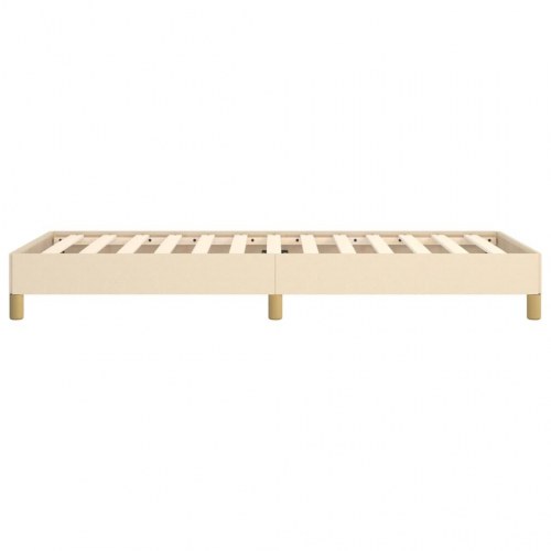 Sengeramme uden madras 80x200 cm stof cremefarvet