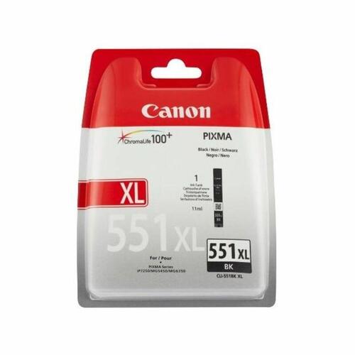 Kompatibel blækpatron Canon CLI-551BK XL IP7250/MG5450 Sort