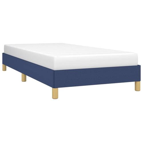 Sengeramme 80x200 cm stof blå