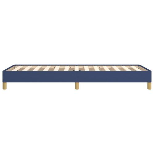 Sengeramme 80x200 cm stof blå