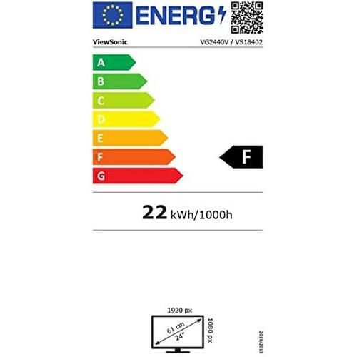 Skærm ViewSonic 24" LED IPS Flicker free