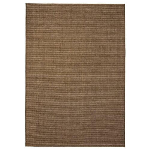 Tæppe sisallook indendørs/udendørs 80 x 150 cm brun