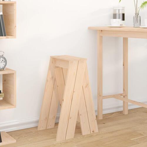 Taburetter 2 stk. 40x40x75 cm massivt fyrretræ