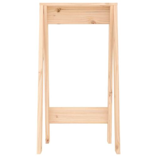 Taburetter 2 stk. 40x40x75 cm massivt fyrretræ