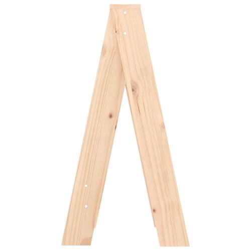 Taburetter 2 stk. 40x40x75 cm massivt fyrretræ