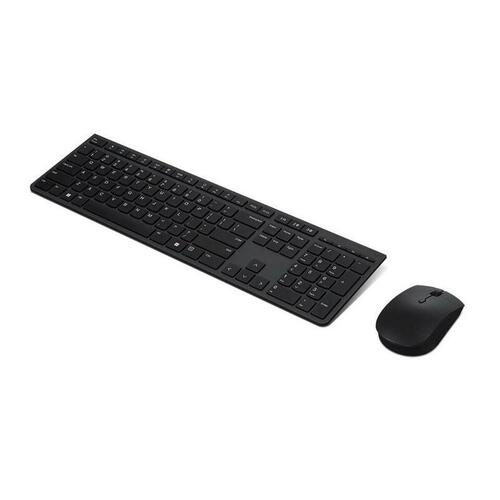 Tastatur og trådløs mus Lenovo SLIM COMBO II ES MC00011728 Sort Spansk qwerty