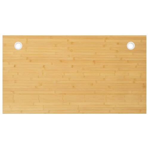 Bordplade til skrivebord 100x60x4 cm bambus