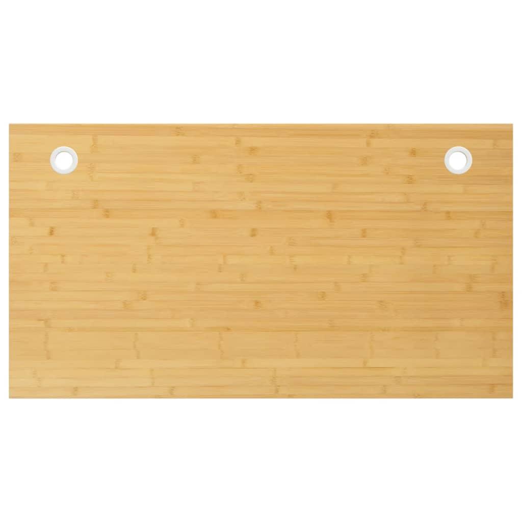 Bordplade til skrivebord 100x60x4 cm bambus