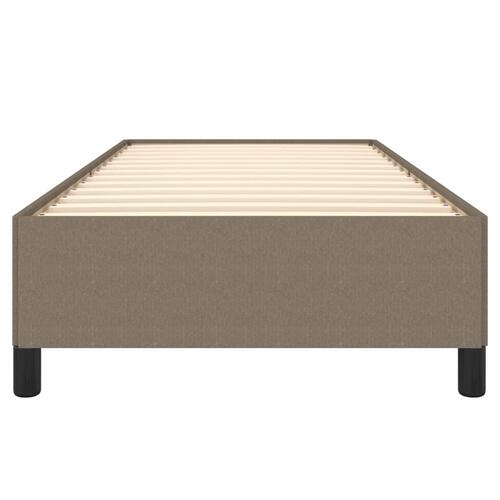 Sengeramme uden madras 80x200 cm stof gråbrun