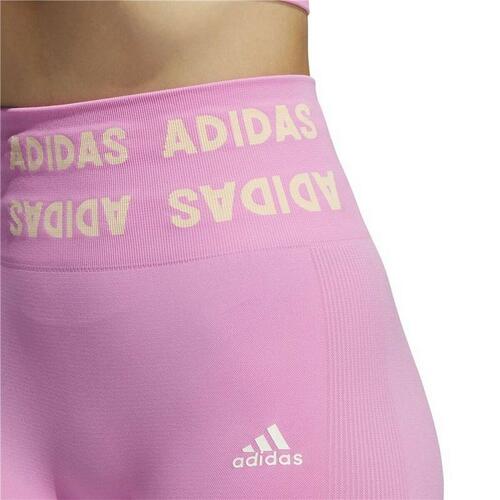 Sport leggings til kvinder Adidas Aeroknit Pink M