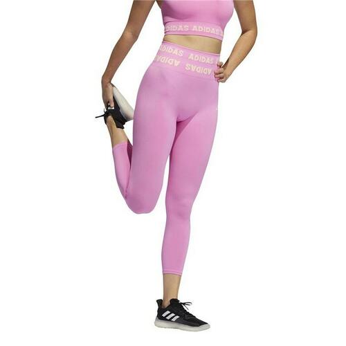 Sport leggings til kvinder Adidas Aeroknit Pink M