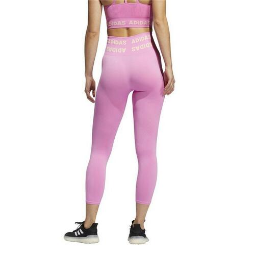 Sport leggings til kvinder Adidas Aeroknit Pink M