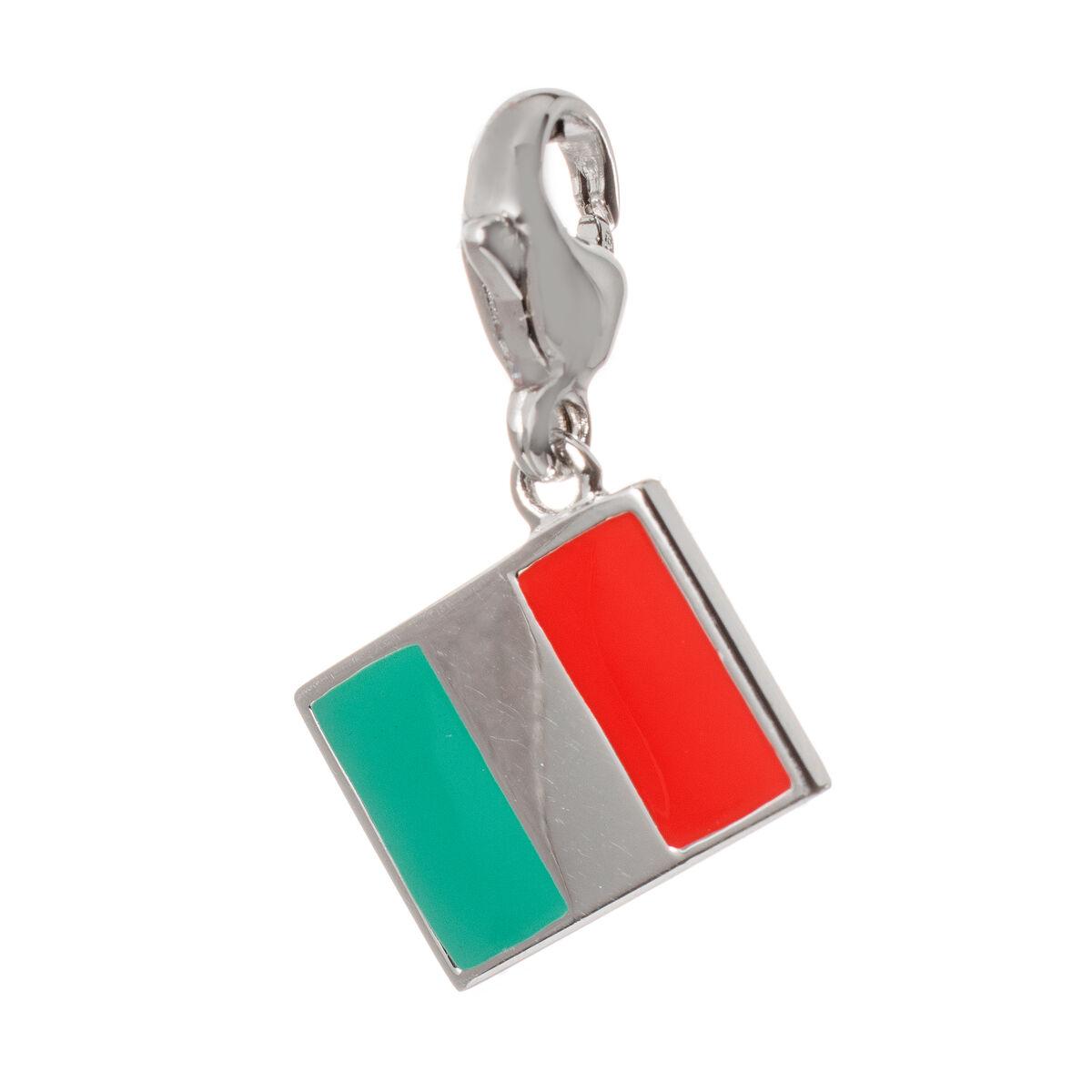 Ti Sento charm til kvinder 8304IT - rød/grøn, sølvfarvet (1 cm)