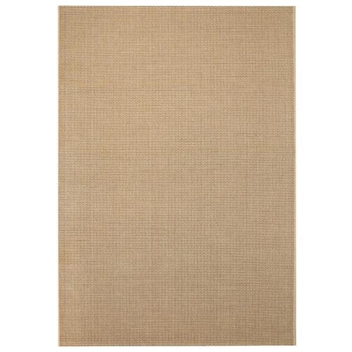 Tæppe sisallook indendørs/udendørs 80 x 150 cm beige