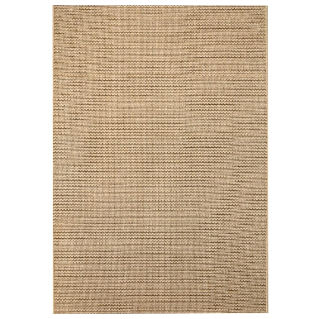 Tæppe sisallook indendørs/udendørs 80 x 150 cm beige