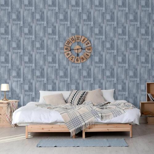 DUTCH WALLCOVERINGS tapet Wood grå