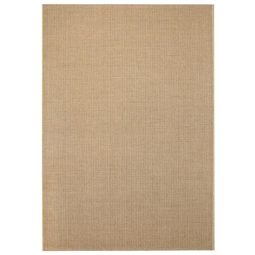 Tæppe sisallook indendørs/udendørs 120 x 170 cm beige