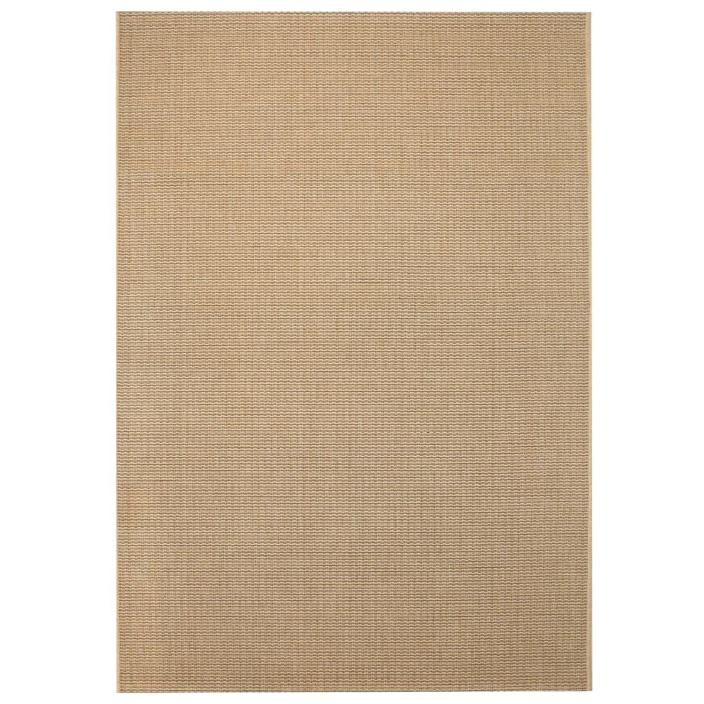 Tæppe sisallook indendørs/udendørs 120 x 170 cm beige