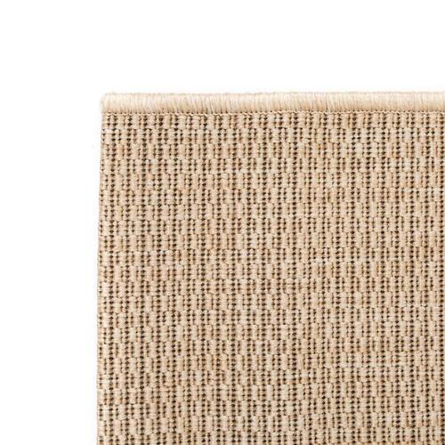 Tæppe sisallook indendørs/udendørs 120 x 170 cm beige